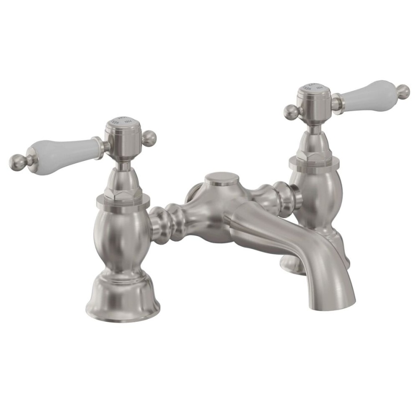 Heritage Glastonbury Brushed Nickel Bath Filler